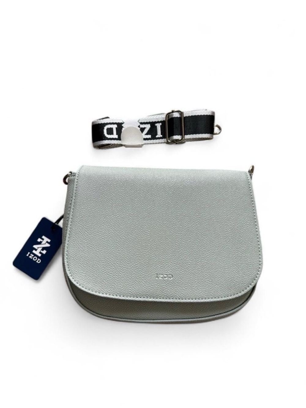 💜Izod Sage Green Saddle Bag